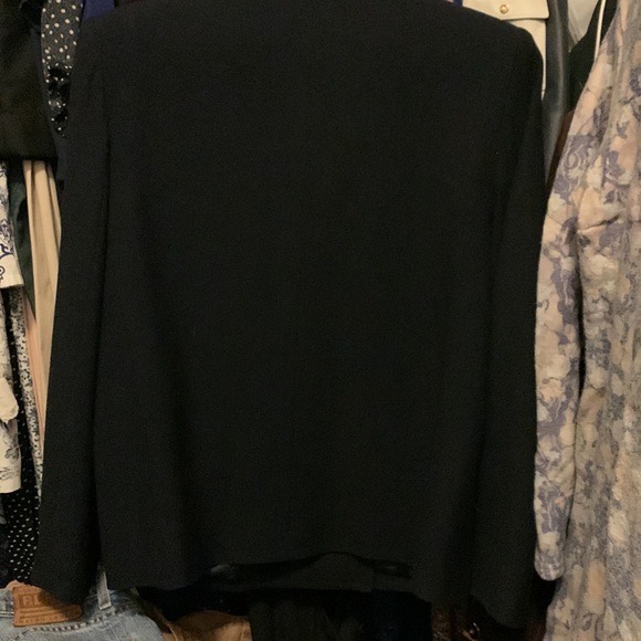 Lauren for Ralph Lauren, navy, Waist length Wool Jacket - Picture 3 of 7